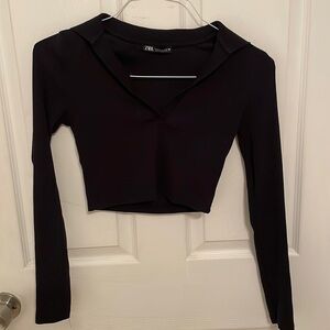 Black zara top
